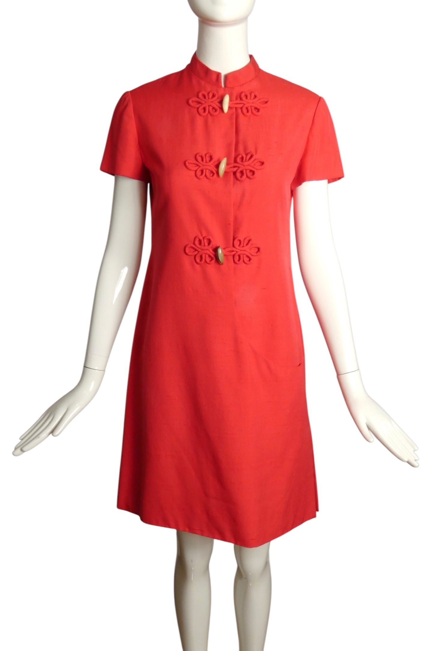 1970s Silk Dress, Size 6