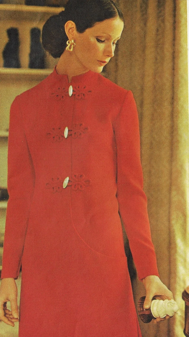 1970s Silk Dress, Size 6
