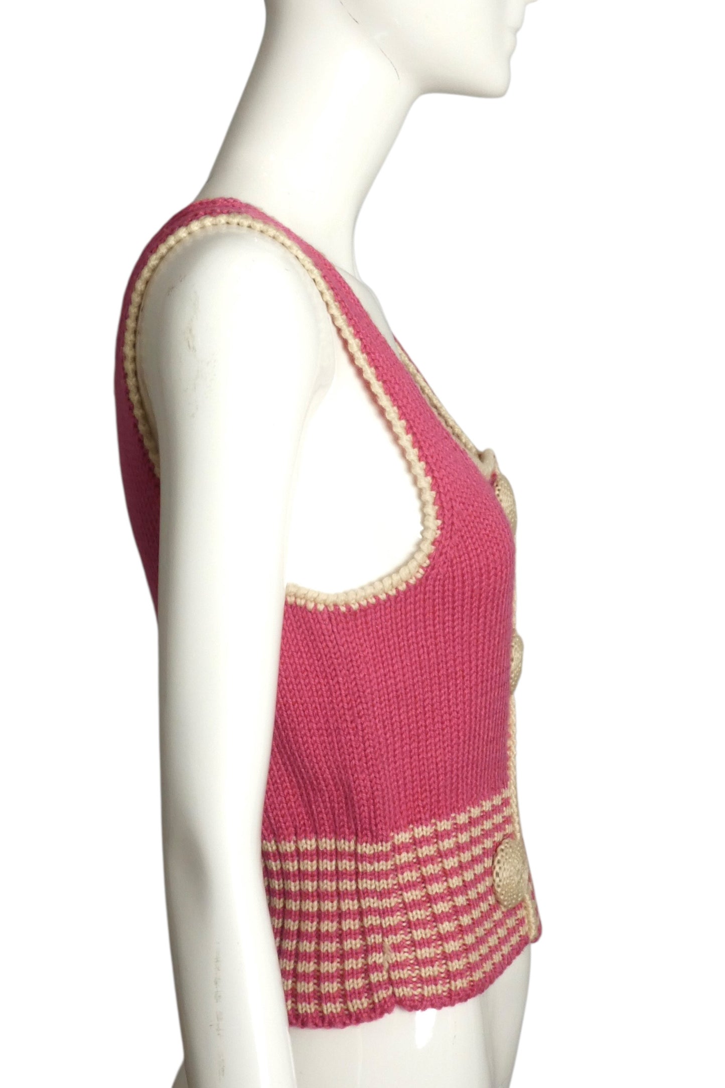 1970s Knit Tank Top, Size 8
