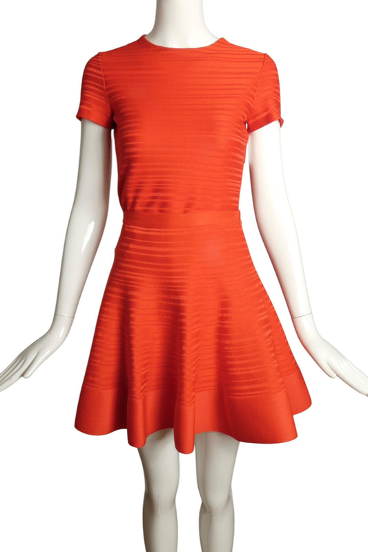 2000s Ribbed Knit Skirt, Ensemble, Size 2