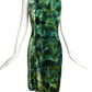 1990s Velvet Tie Dye Dress, Size 2P