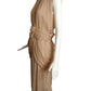 2010s NWT Chiffon Pleated & Draped Dress, Size 6