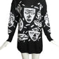 1980s Cotton Tunic Sweater, Size 8