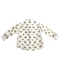 Cotton Crown Print Dress Shirt, Size-9 to 12 Months