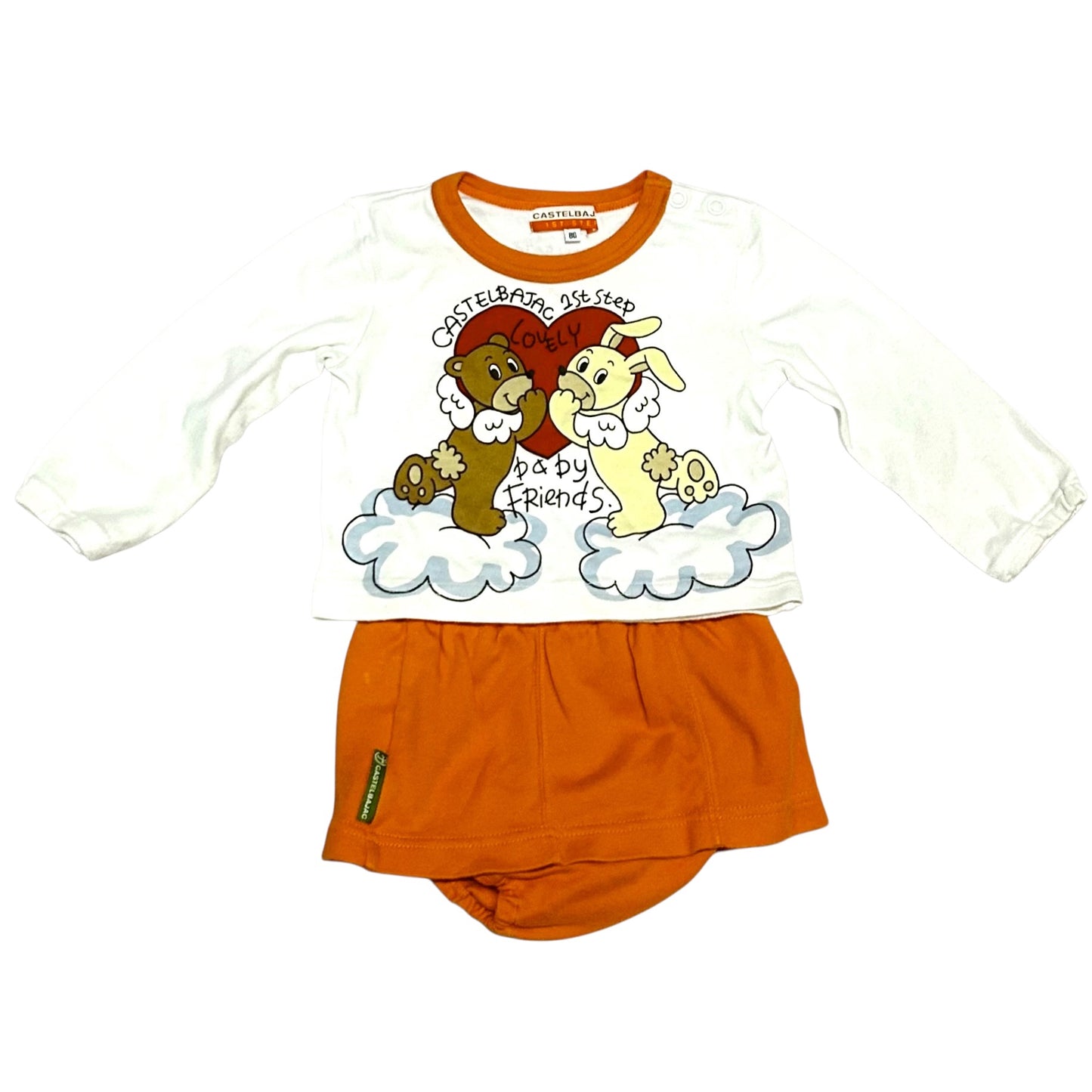2pc Printed Knit Ensemble, Size- 12 Mos