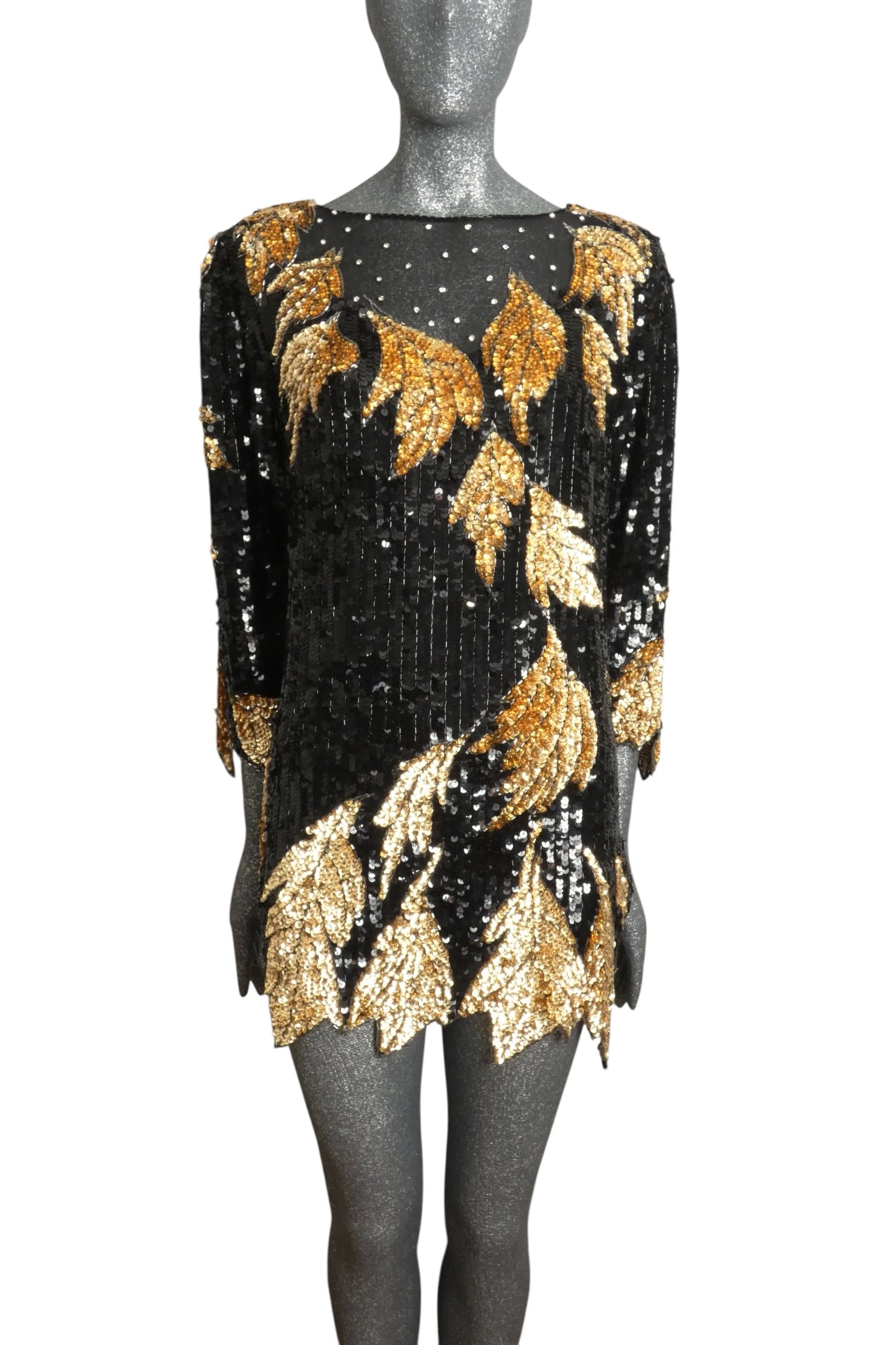 1980s Sequin Tunic, Size 10