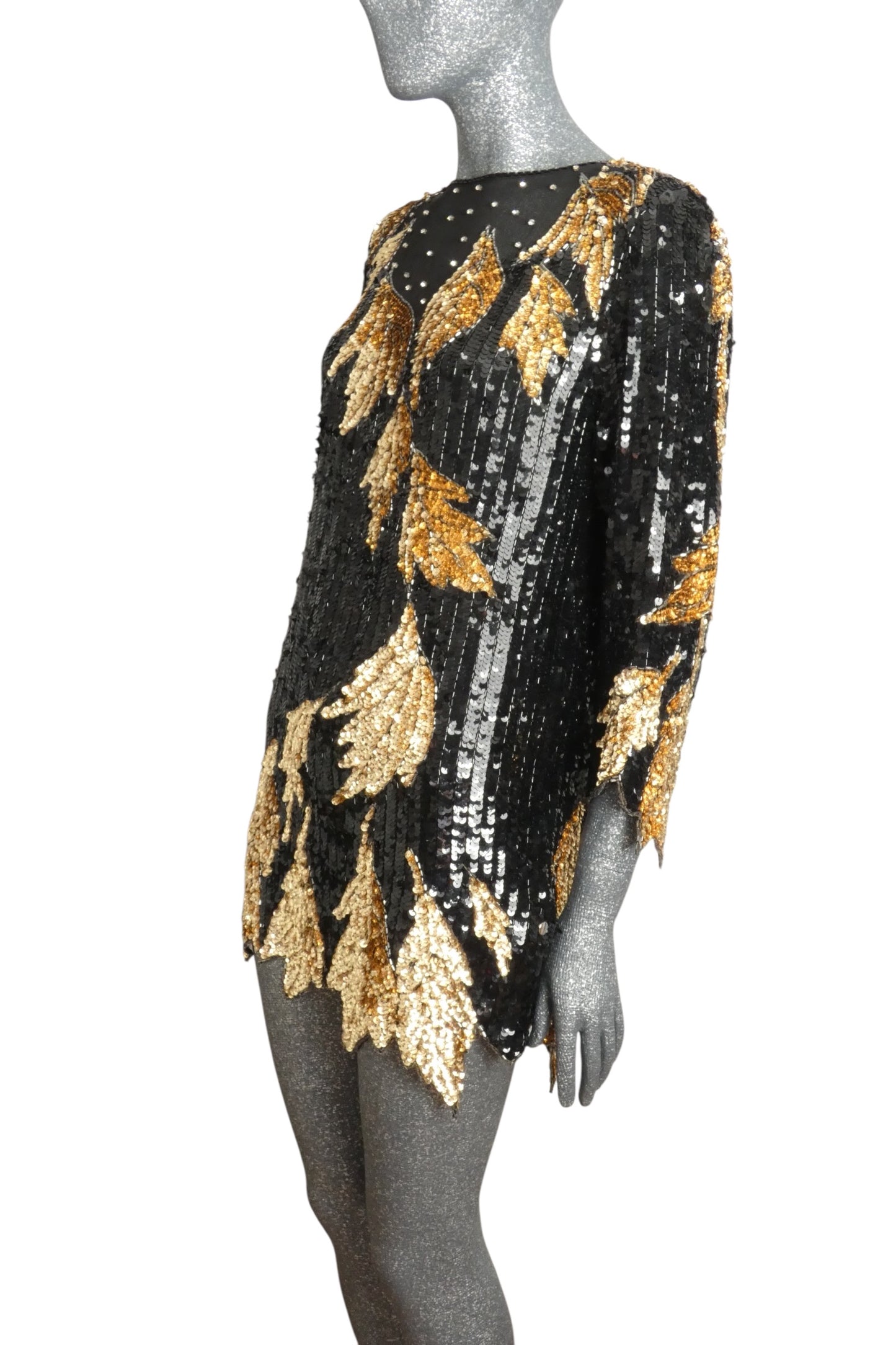 1980s Sequin Tunic, Size 10