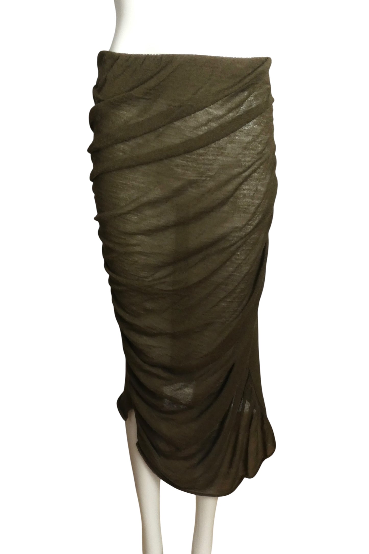 Wool NWT Knit Midi Skirt, Size-8