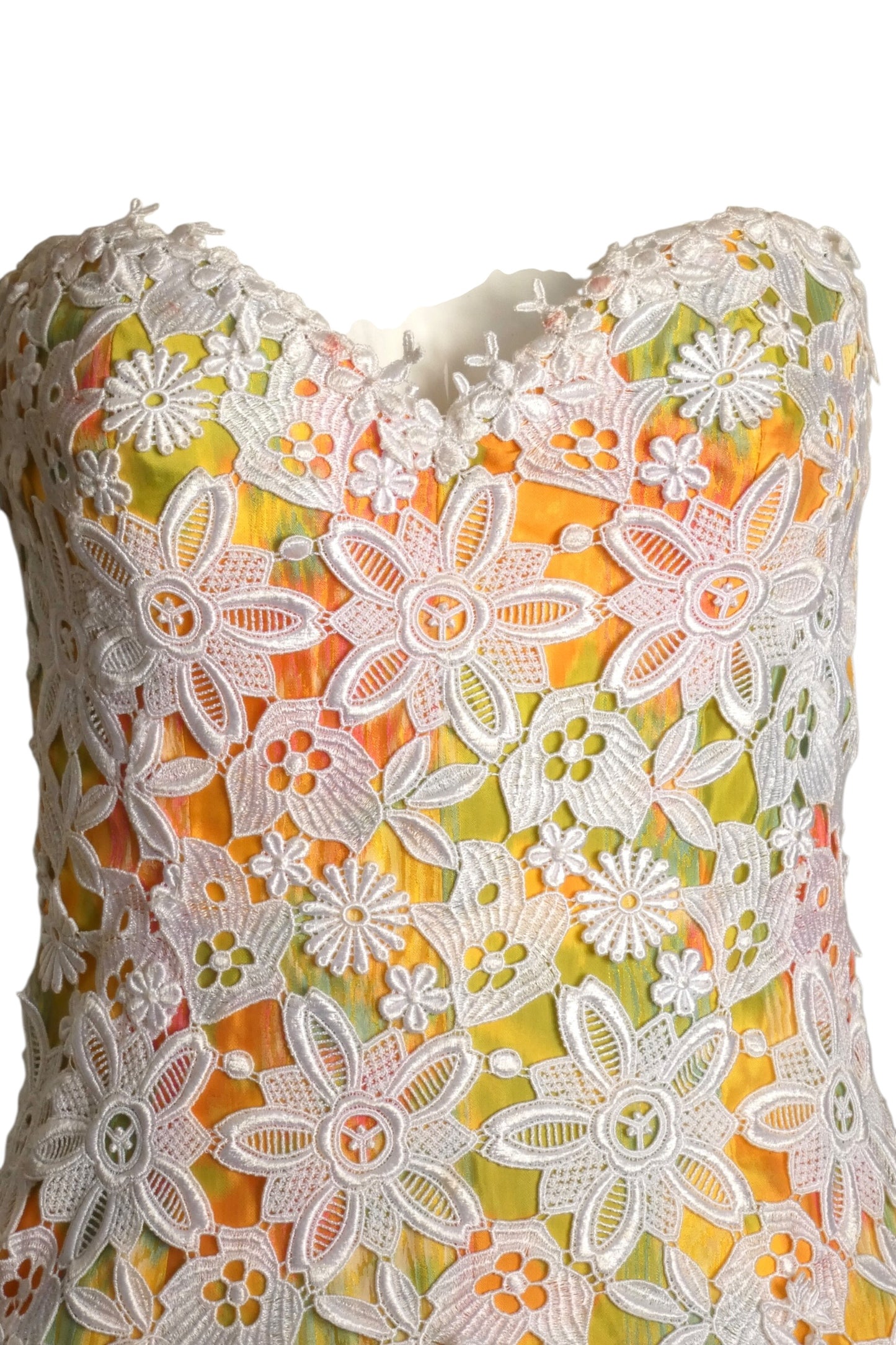 1980s Strapless Party Dress, Size-6
