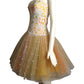 1980s Strapless Party Dress, Size-6