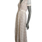 1970s White Cotton Lace Maxi Dress, Size-6