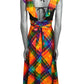 1970s Check Maxi Dress, Size 4