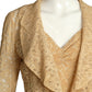 1930s Lace Evening Dress & Jacket, Size-4