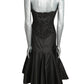 1980s Beaded Taffeta Dress, Size 8