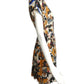 1980s Printed Silk Dress, Size 8