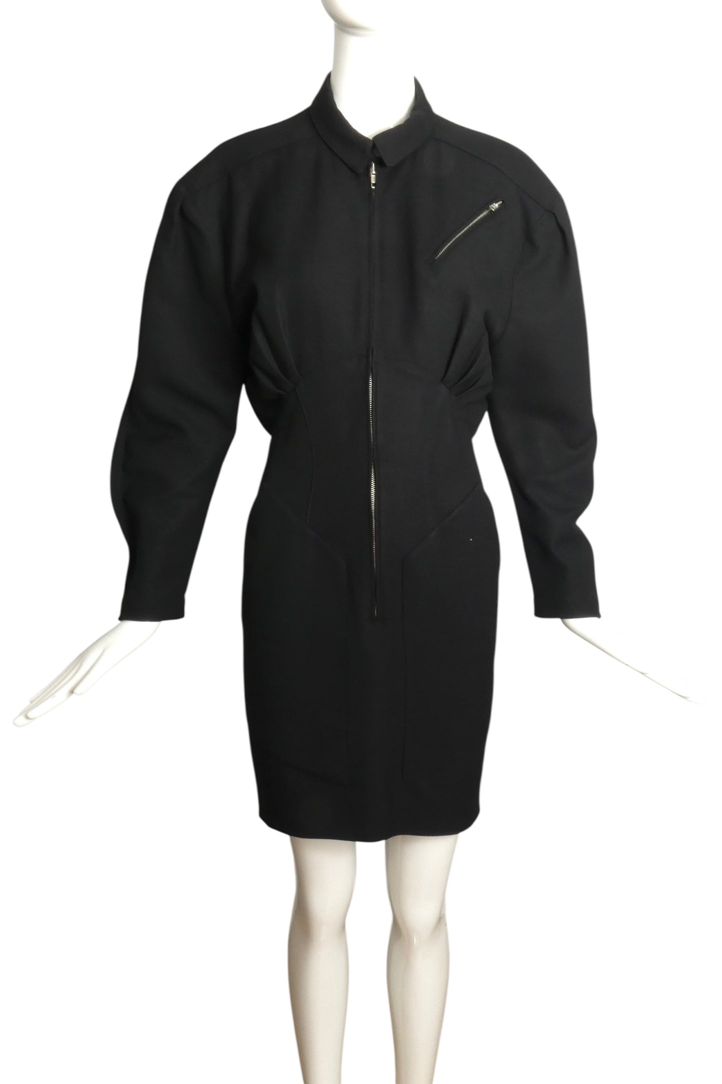 1980s Gabardine  Dress, Size-8