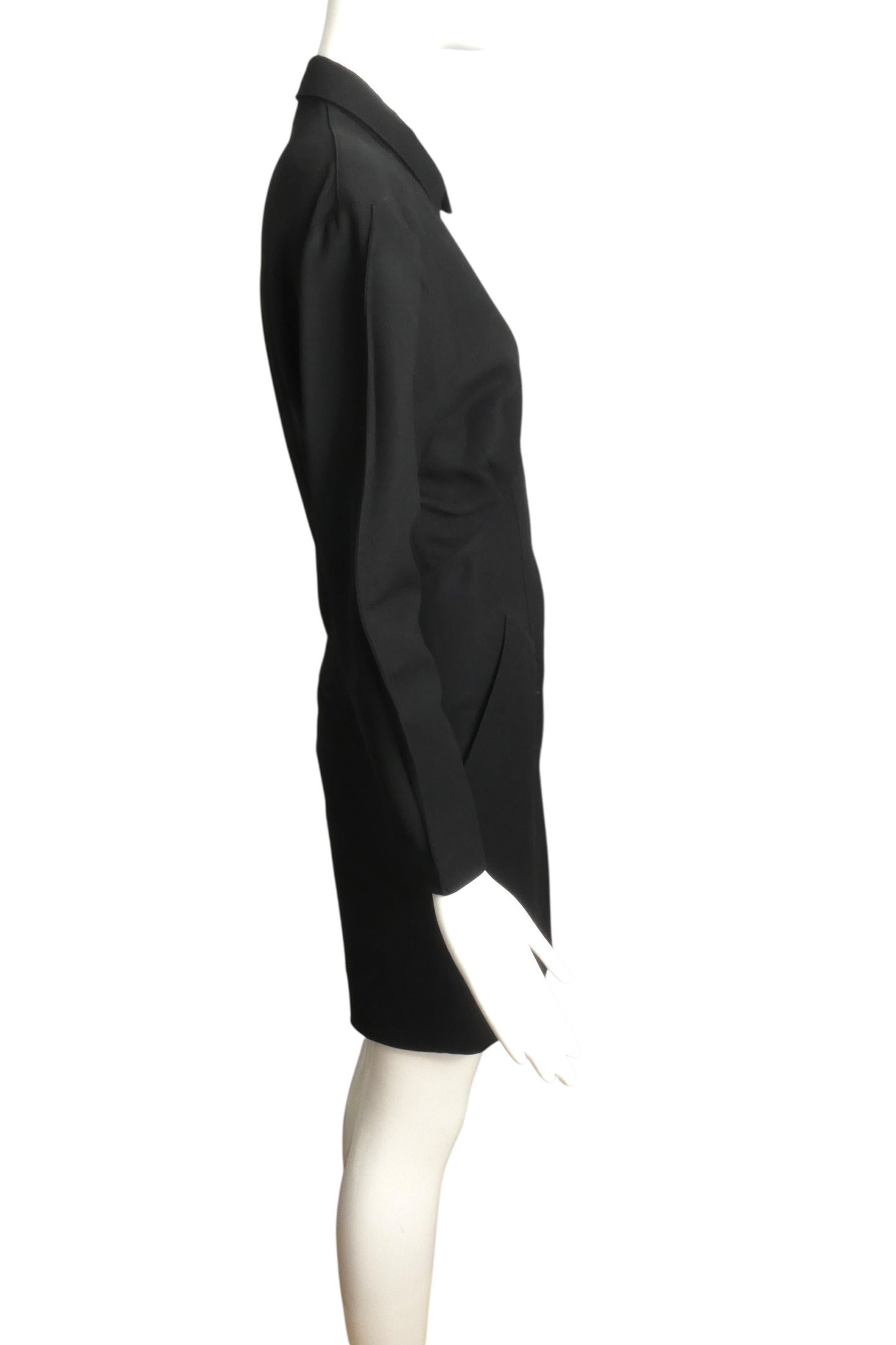 1980s Gabardine  Dress, Size-8