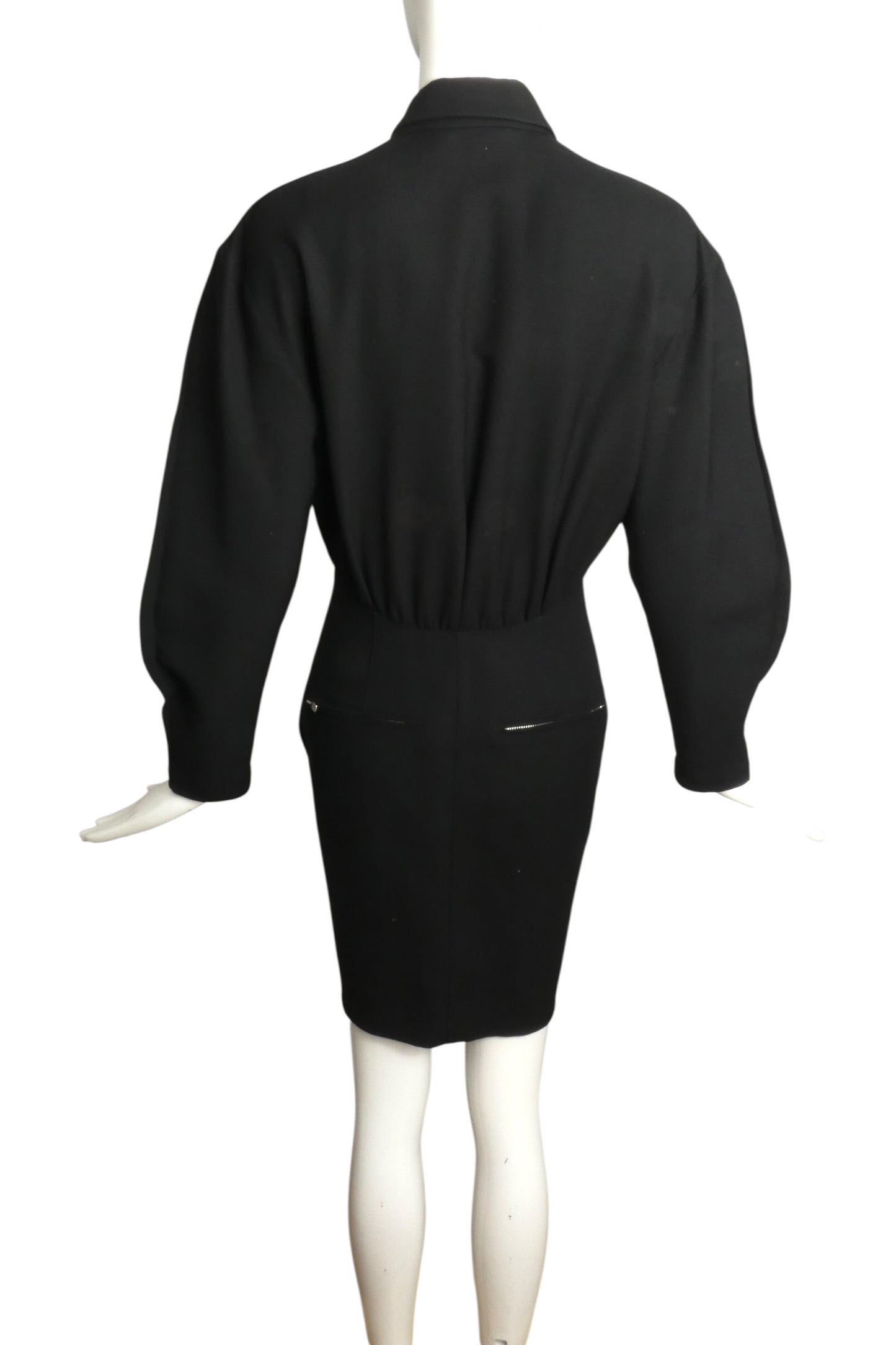 1980s Gabardine  Dress, Size-8
