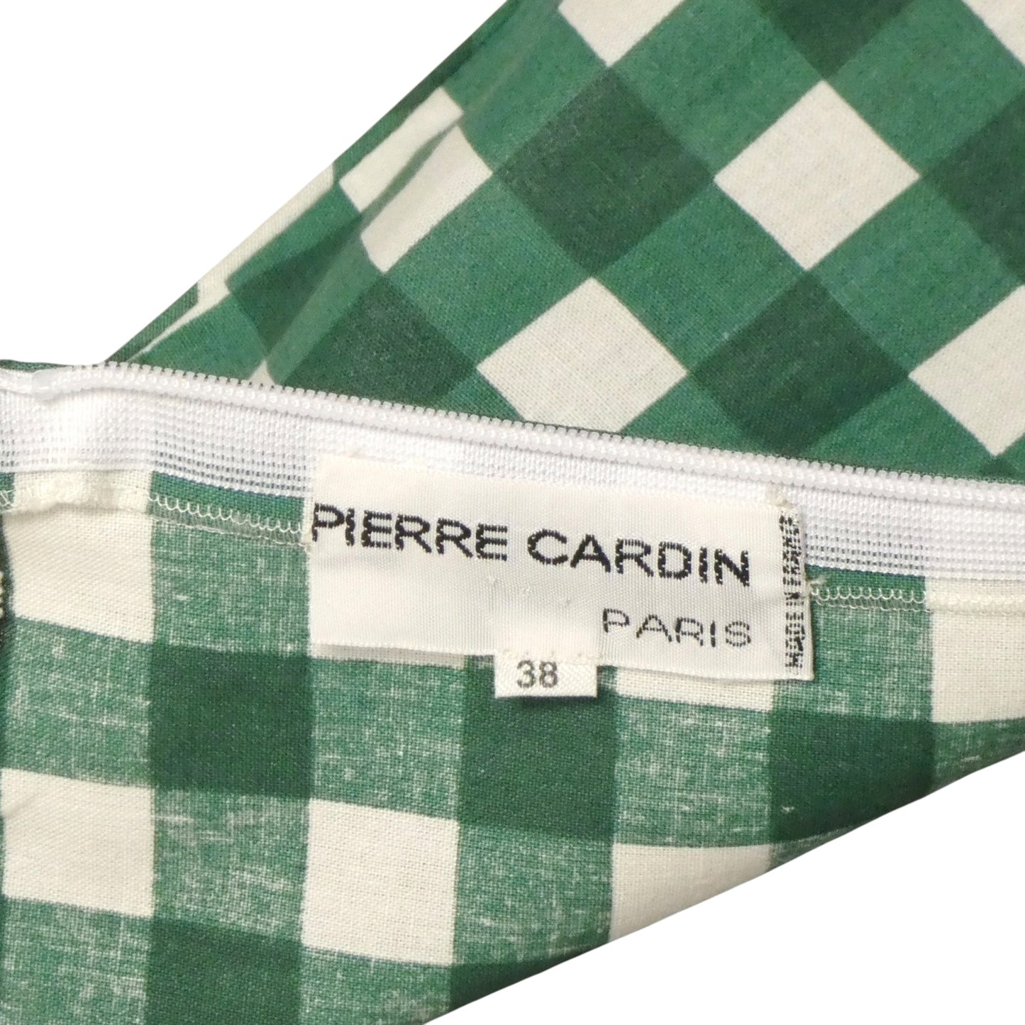PIERRE CARDIN - 2008 Cotton Check Tunic, Size 6