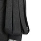 PIERRE CARDIN -  1993 Haute Couture Black Wool Sparkle Suit, Size-4