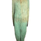 PIERRE CARDIN HAUTE COUTURE - 1973 Green Ombre Fringe Knit Ensemble, Size-4