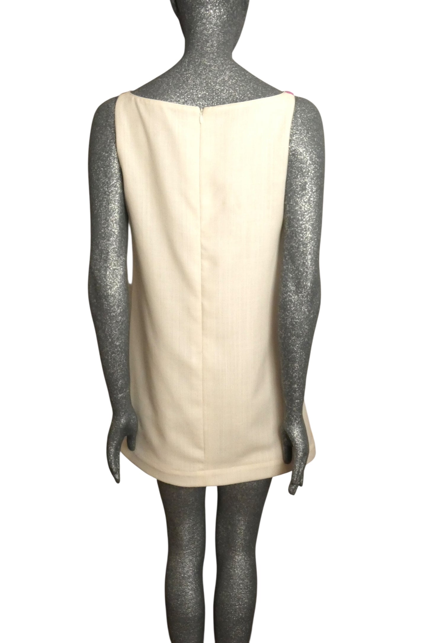 PIERRE CARDIN -  2009 Color Block Shift Dress, Size-4