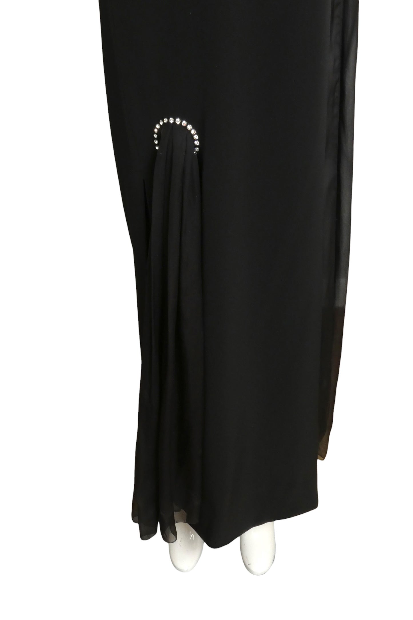 2007 Crepe & Chiffon Evening Gown, Size-4