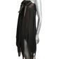 PIERRE CARDIN - 2007 Black Chiffon Strapless Dress, Size-4