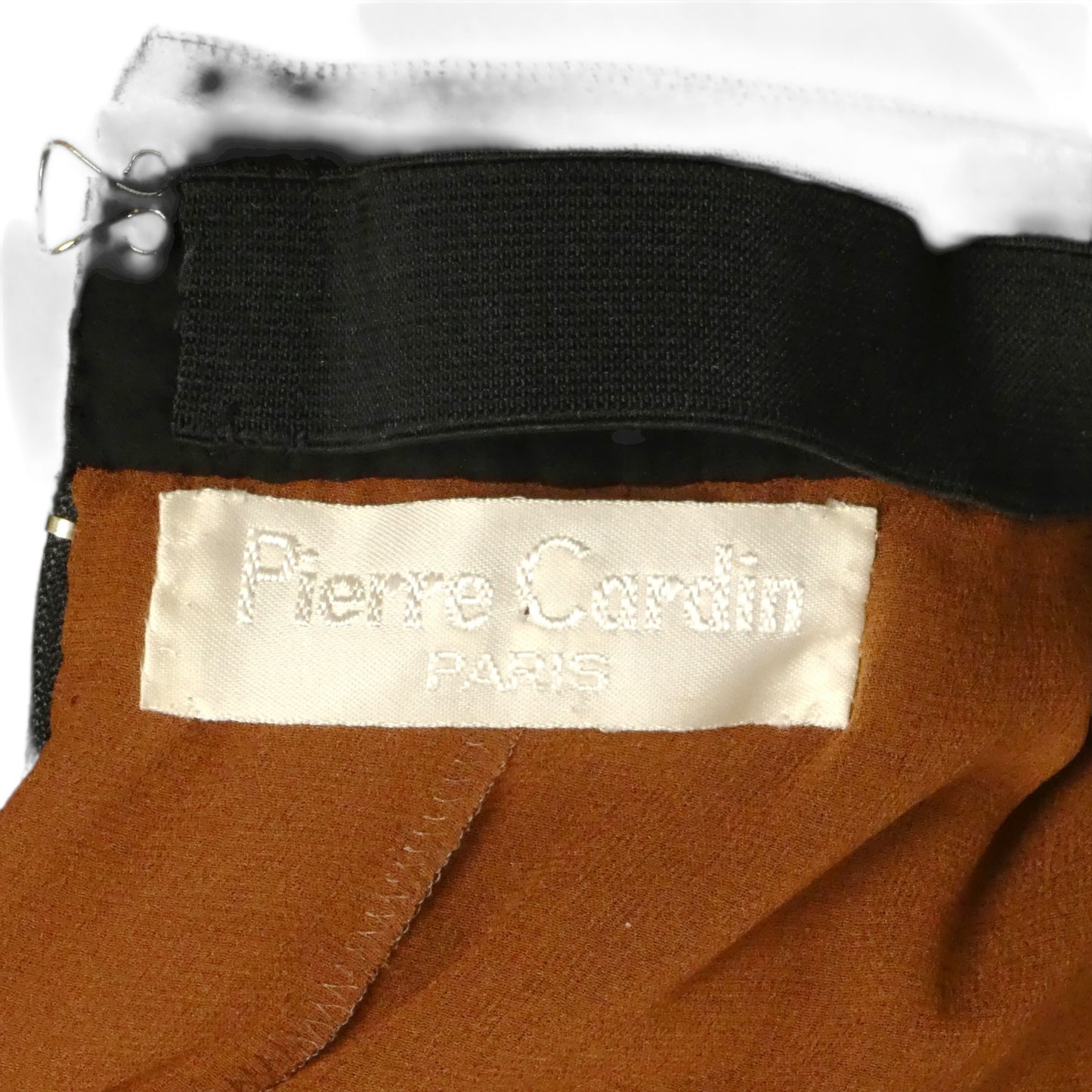 PIERRE CARDIN - 2007 Black Chiffon Strapless Dress, Size-4