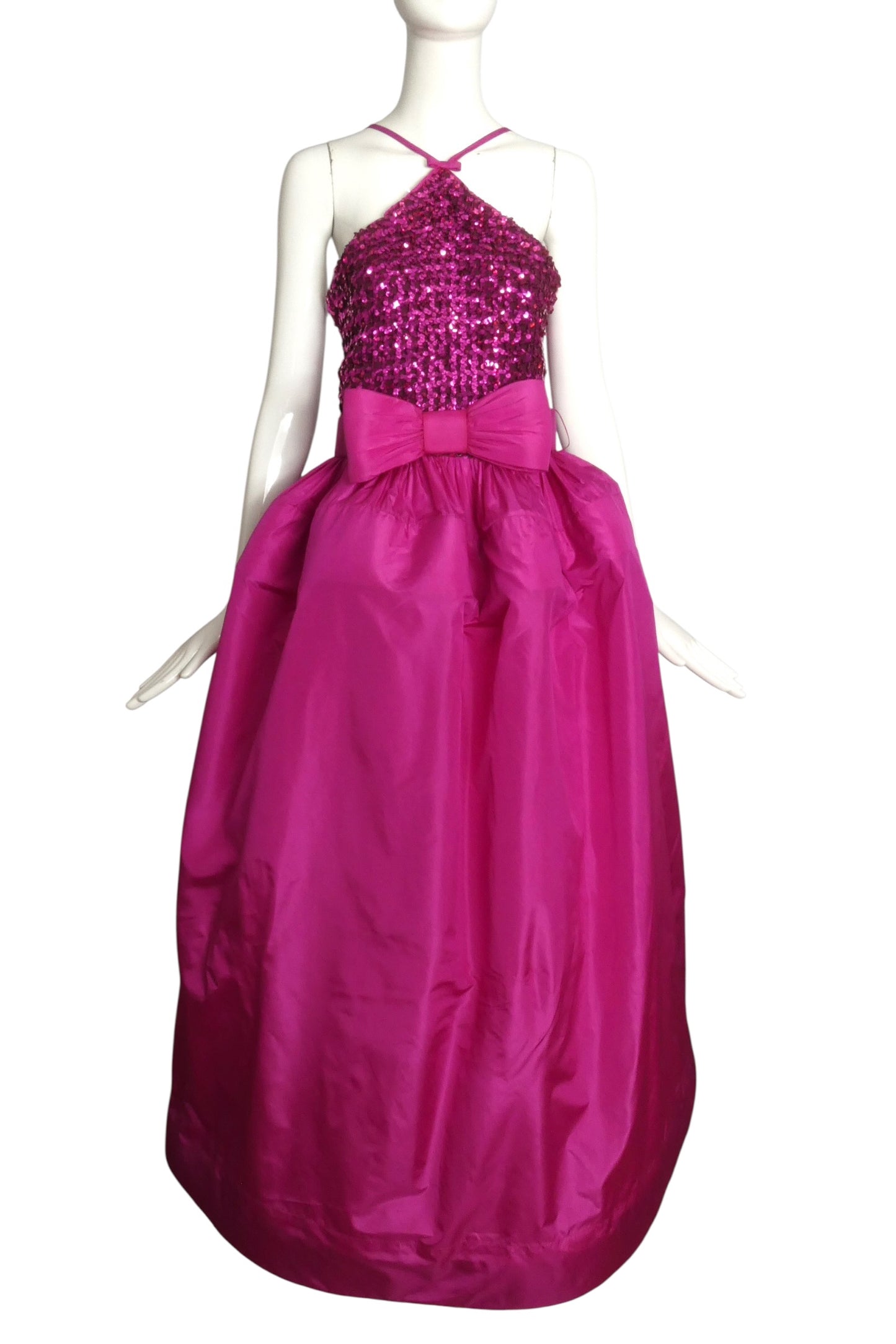 1999 Sequin & Taffeta Gown, Size-6