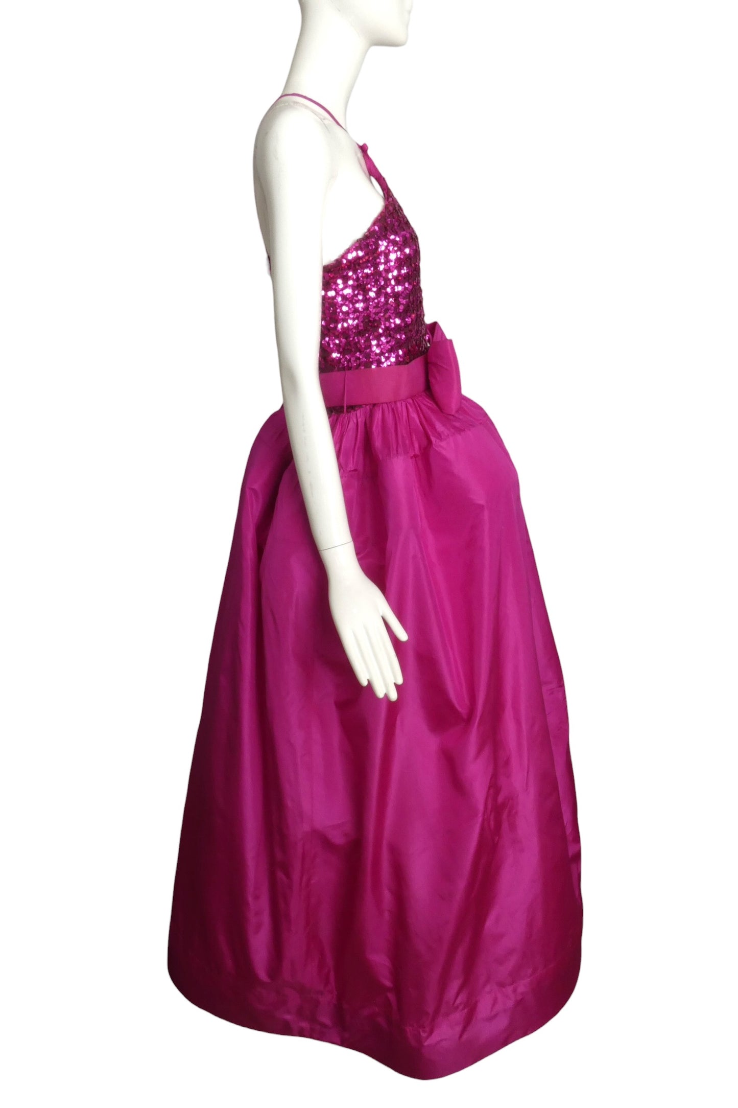 1999 Sequin & Taffeta Gown, Size-6