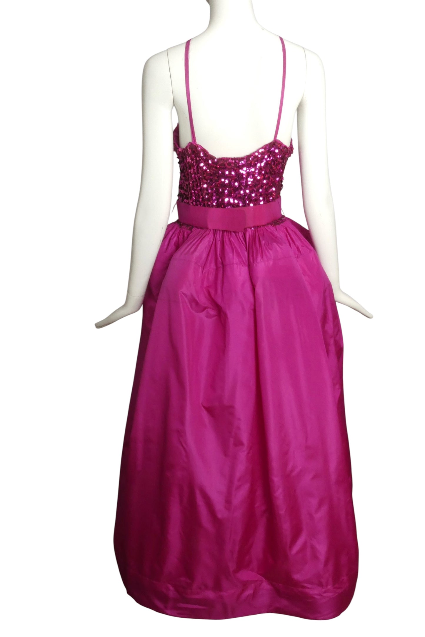 1999 Sequin & Taffeta Gown, Size-6