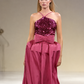 PIERRE CARDIN HERITAGE -  1999 Sequin & Taffeta Fuschia Gown, Size-6