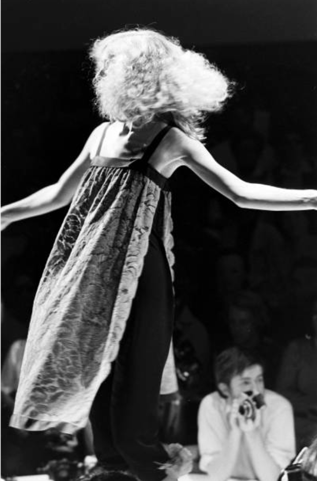 PIERRE CARDIN HAUTE COUTURE - 1978 Brown Lace Shift Over Dress, Size-2