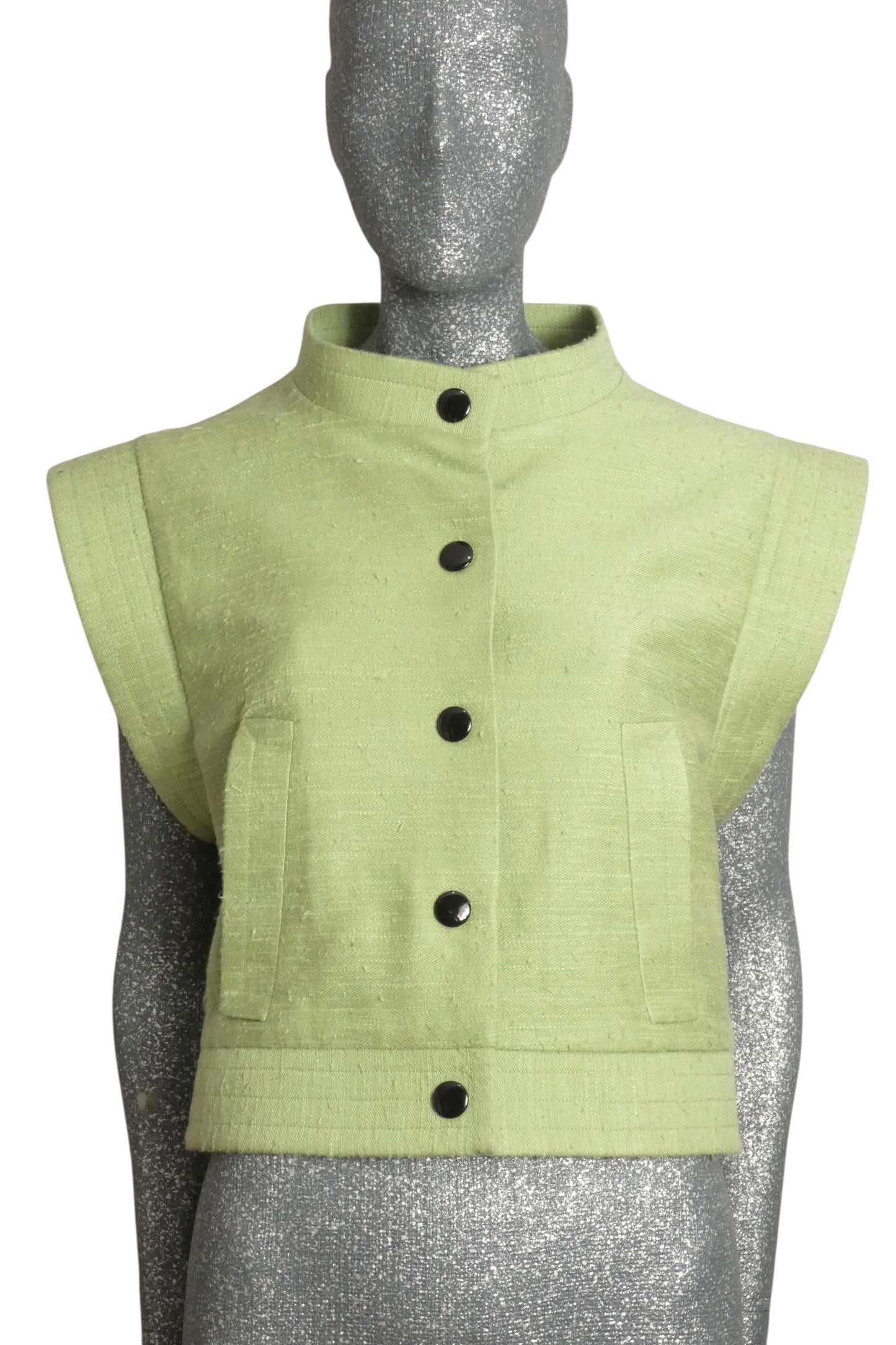 PIERRE CARDIN - 1982 Haute Couture Brocade Jacket, Size 4
