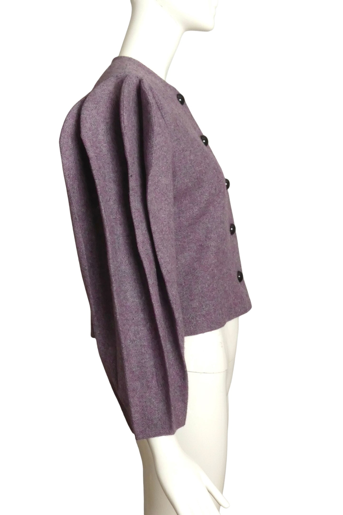 1984 Haute Couture Wool Blazer, Size 8