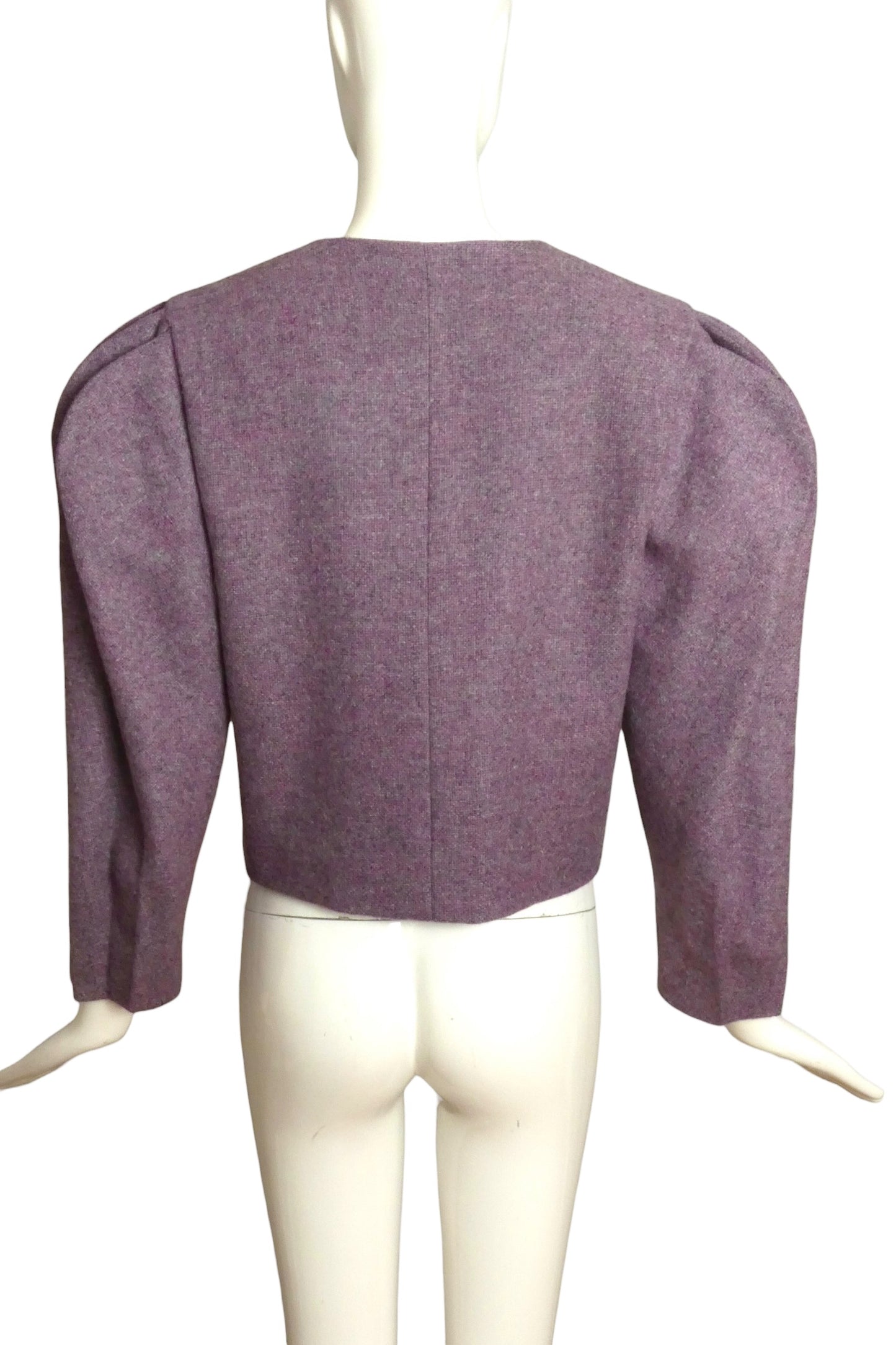 1984 Haute Couture Wool Blazer, Size 8
