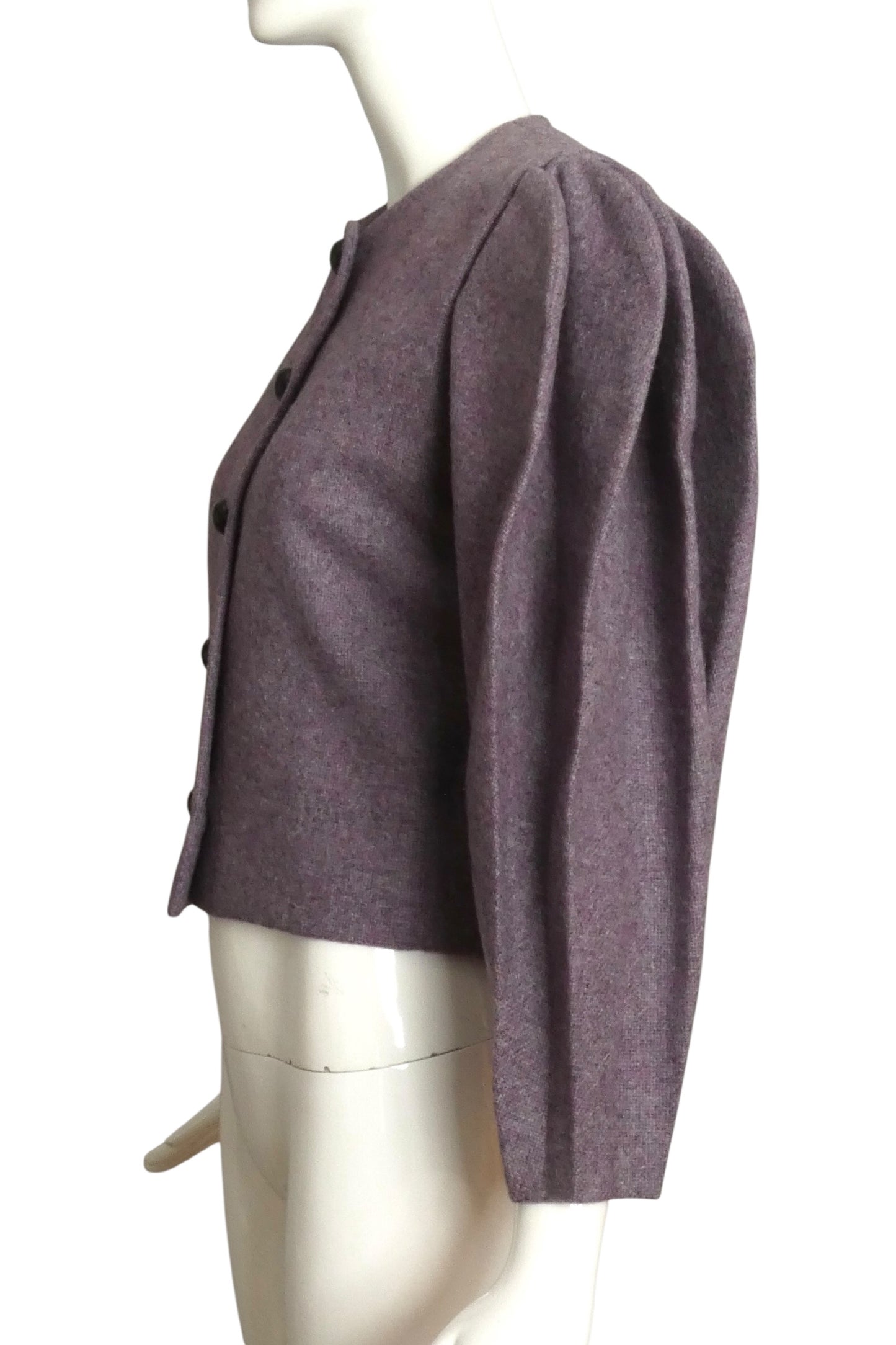 1984 Haute Couture Wool Blazer, Size 8