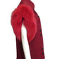 1989 Haute Couture Wool & Fur Jacket, Size 8