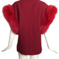 1989 Haute Couture Wool & Fur Jacket, Size 8