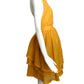 1996 Textured Organza Halter Dress, Size-4