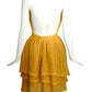 1996 Textured Organza Halter Dress, Size-4
