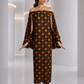 1989 Haute Couture Pleated Silk Dress, Size 6