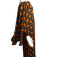 1989 Haute Couture Pleated Silk Dress, Size 6