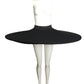 1992 Haute Couture Large Black Hoop Over Skirt, Size-4