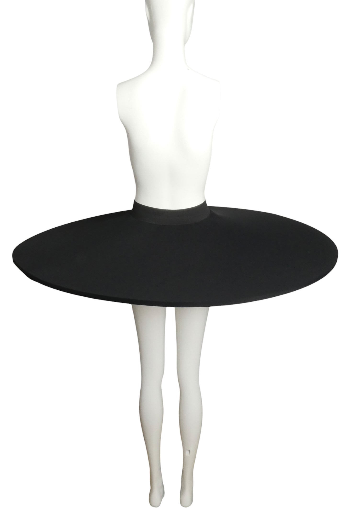 1992 Haute Couture Large Black Hoop Over Skirt, Size-4