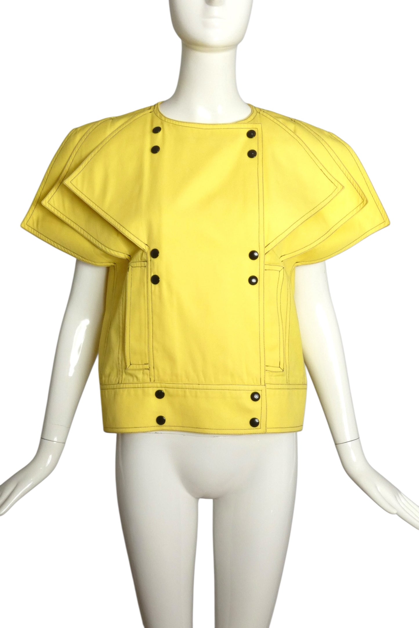 1980s Cotton Twill Jacket, Size 6