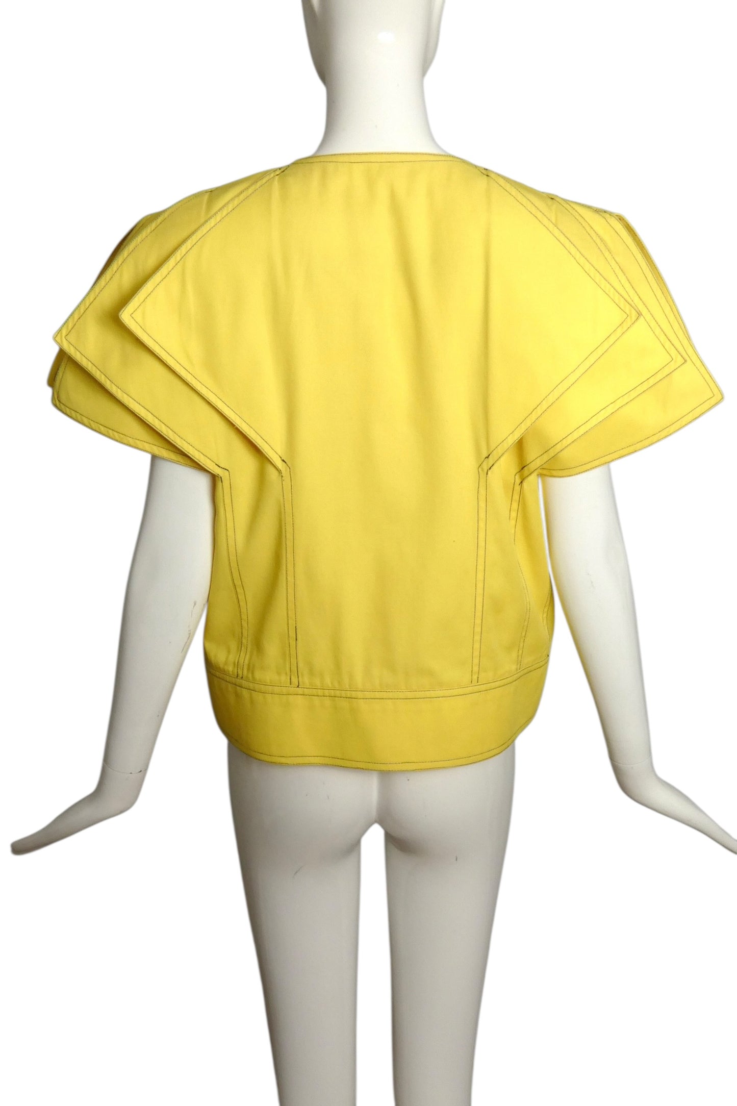 1980s Cotton Twill Jacket, Size 6