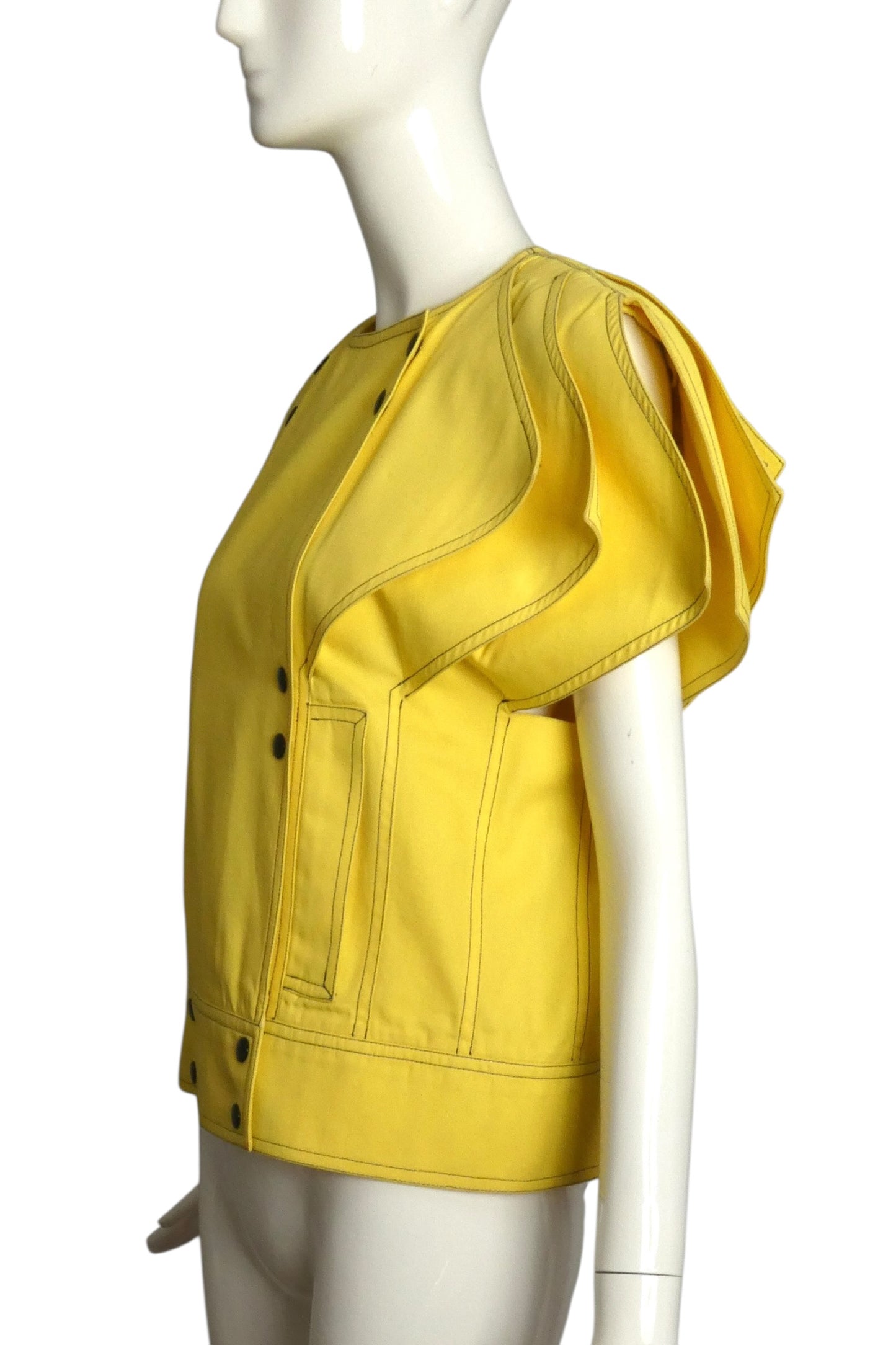 1980s Cotton Twill Jacket, Size 6
