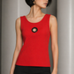 2003 Red Knit Keyhole Top, Size 4